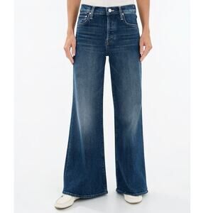 Mother SUPERIOR Tomcat Roller Skimp 29 Perfectly Imperfect Wide Leg High Rise